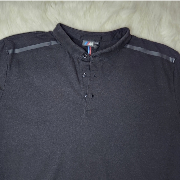 Mens Black BMW MSport Polo (XL) - Picture 3 of 8